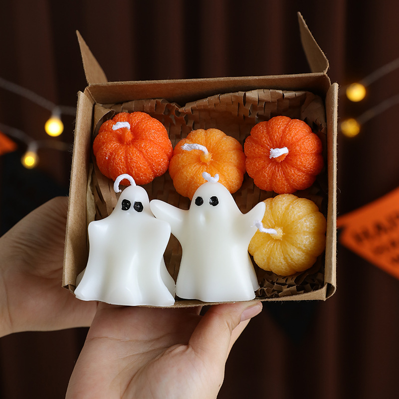 Candle Containers - Zestaw świec na Halloween w pudełku