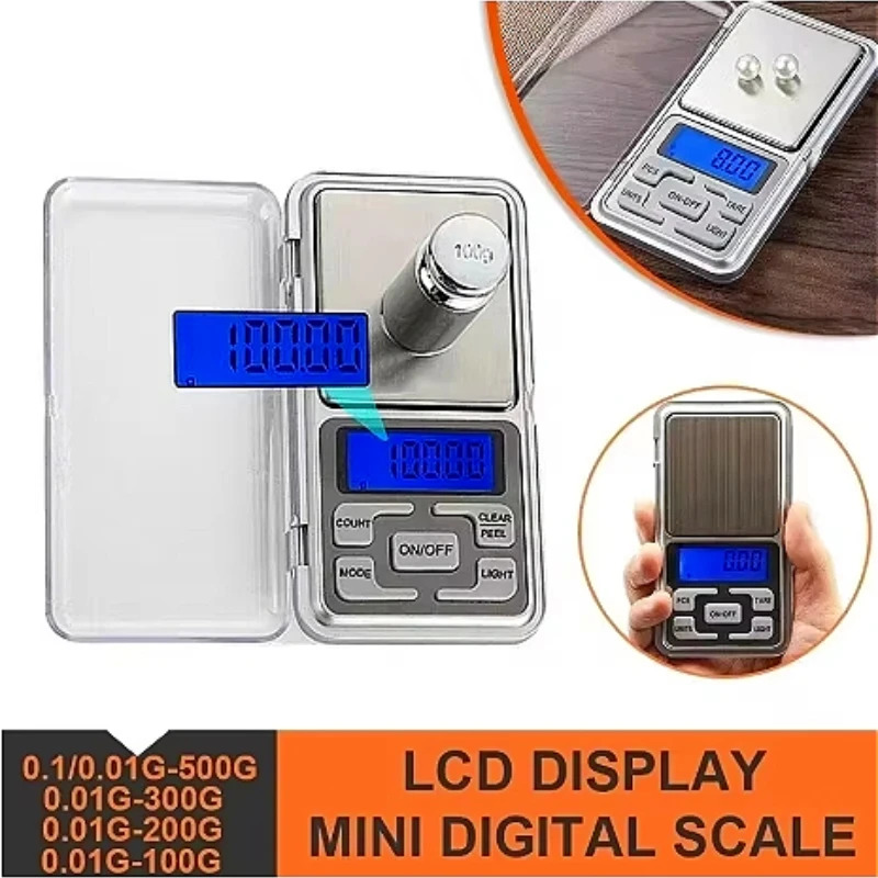 Candle Wax Scale - Przenośna Mini Waga Jubilerska Wysokiej Precyzji