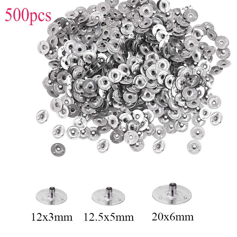 Candle Wick - 500 sztuk knot do świecy metalowy