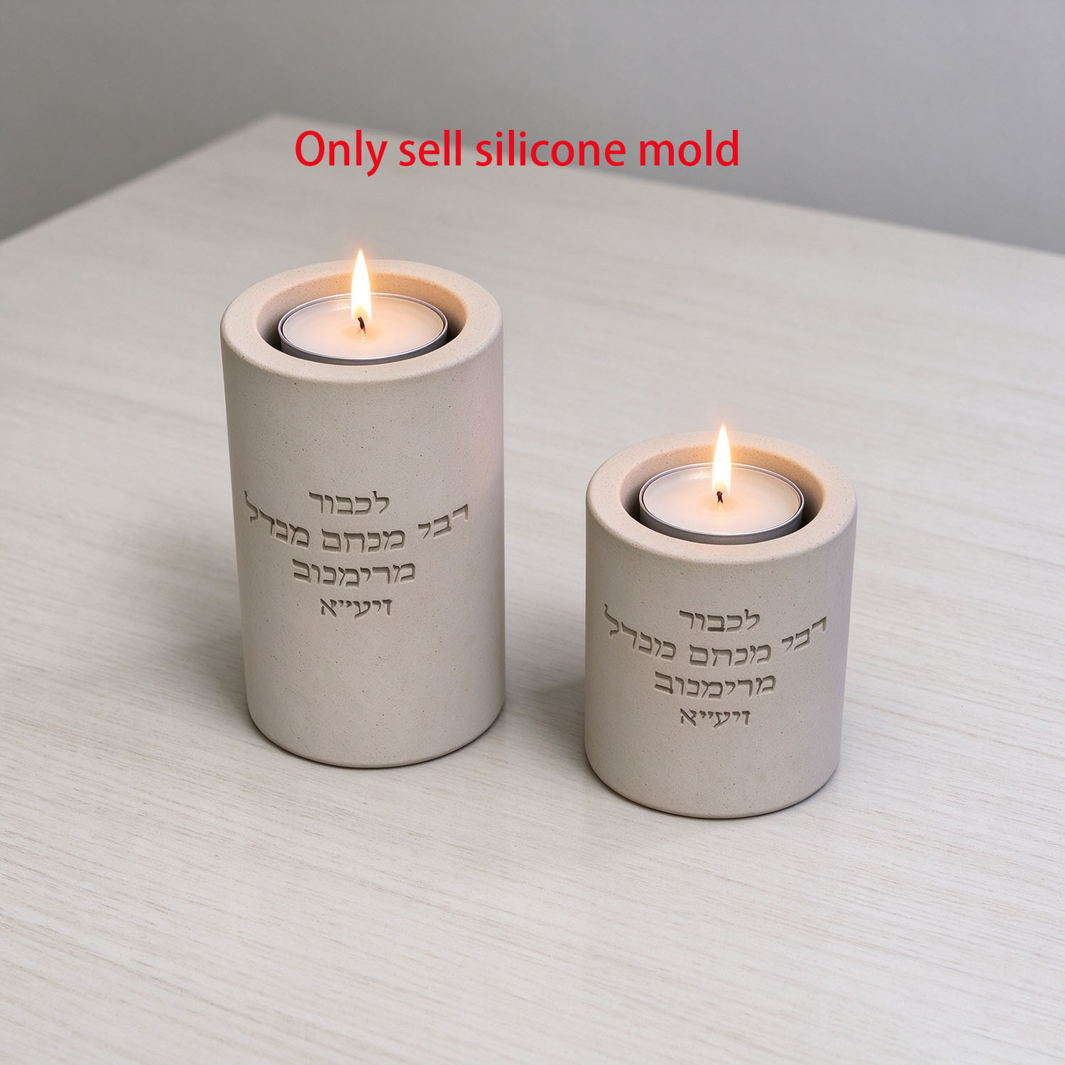 Candle Lighter - Silikonowa forma do odlewania świecznika upamiętniającego