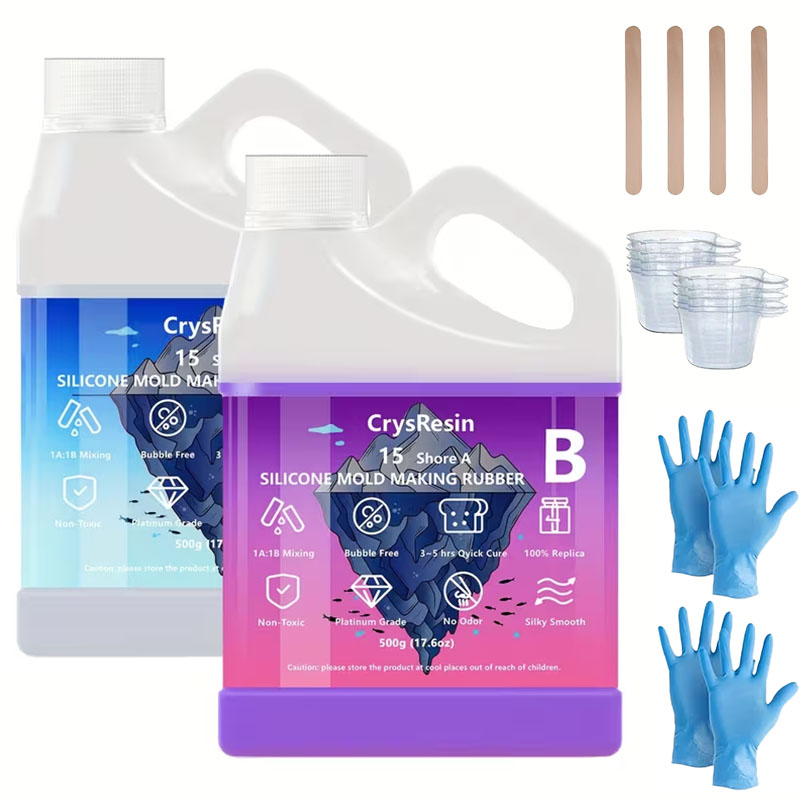 500ml 2 butelki płynnego silik – Candle Making Kit recenzja i cena