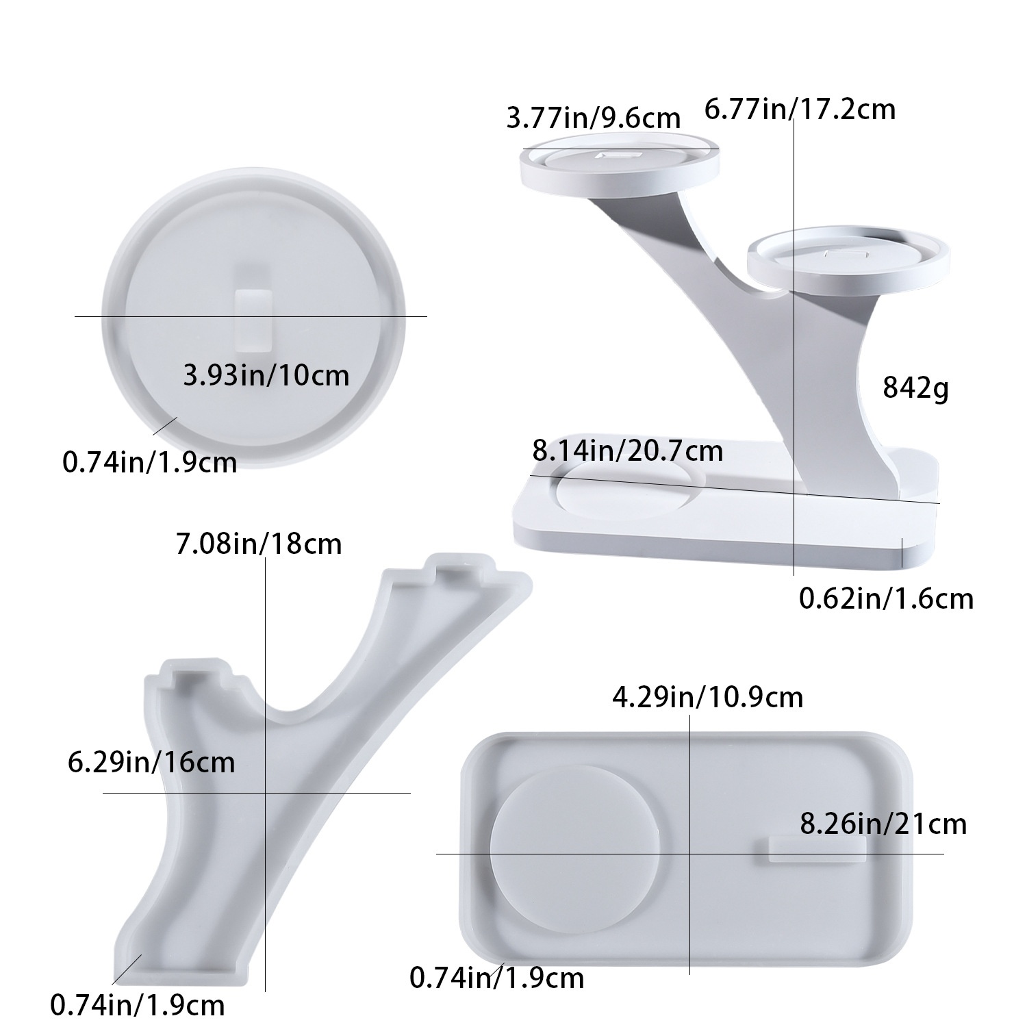 Forma silikonowa do świecznika – Candle Molds recenzja i cena