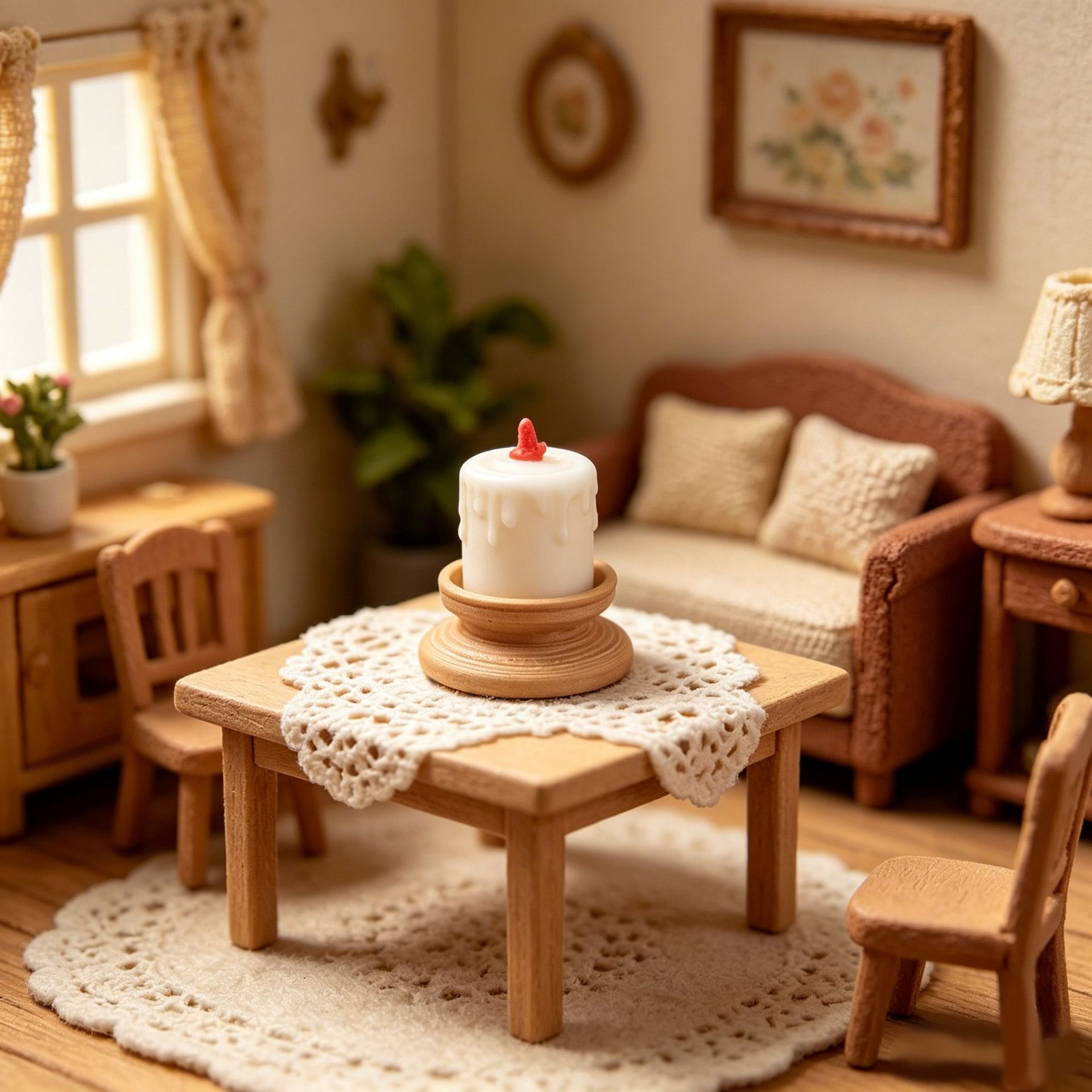 3 szt. Miniaturowe świeczniki  – Candle Wax Scale recenzja i cena