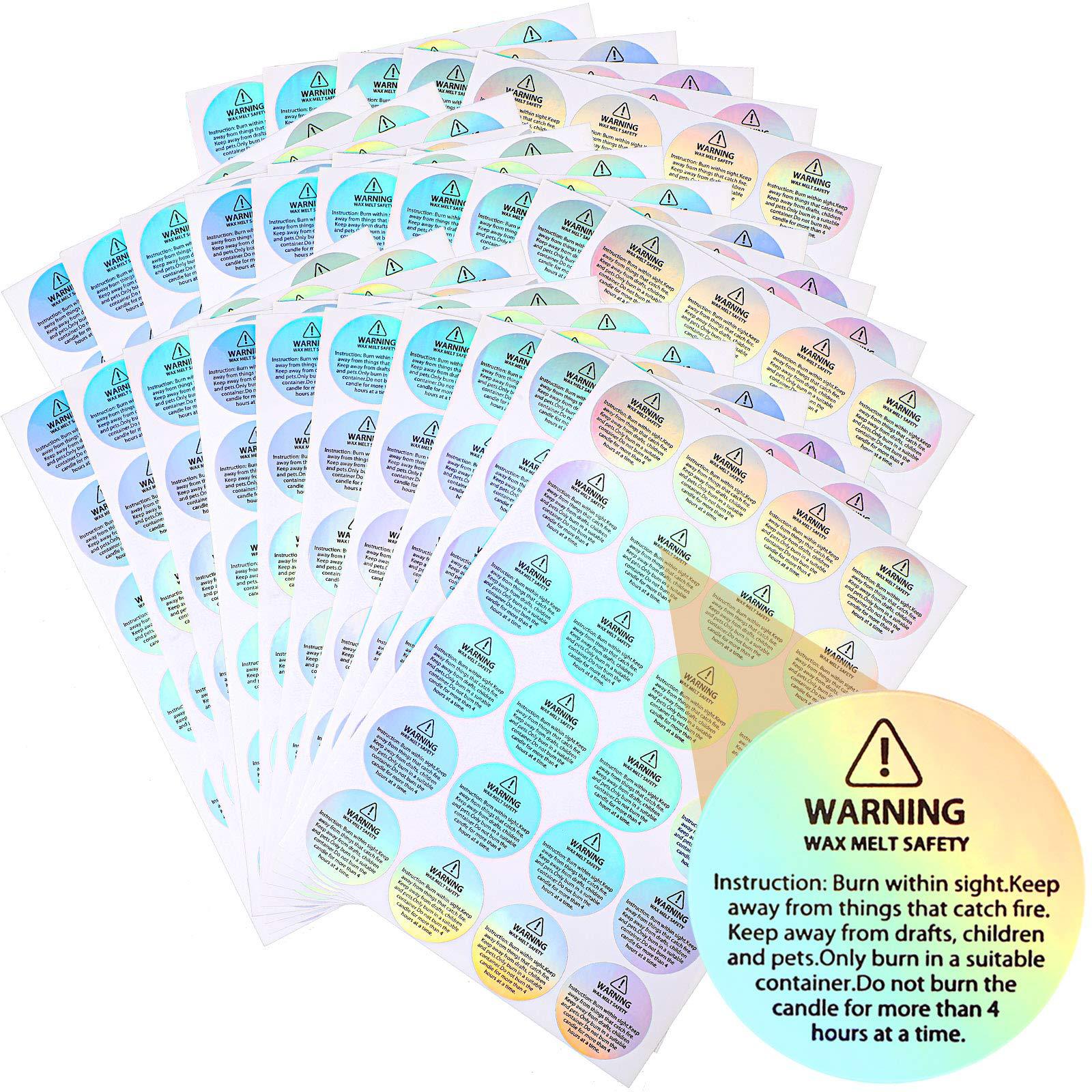 Holograficzne naklejki ostrzeg – Candle Containers recenzja i cena